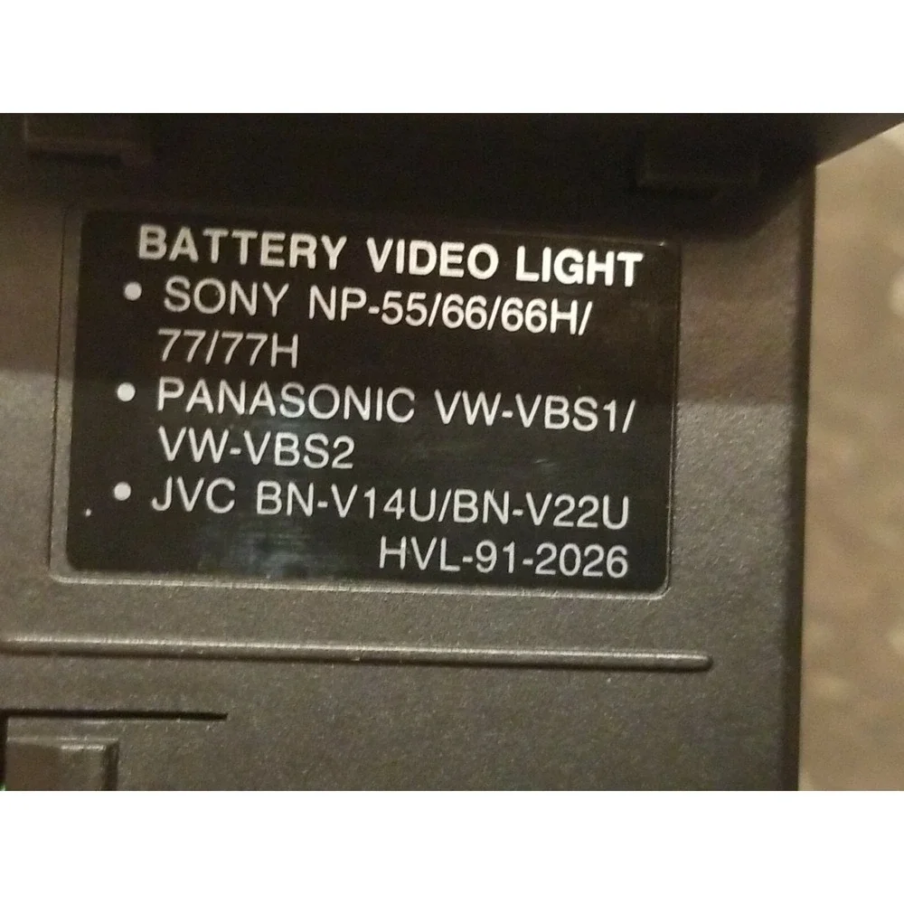 The Morris Co. Cordless Video Light 71040 Model 40LED Black